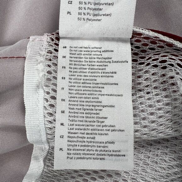 Rains Base Jacket Men’s XXS/XS Red Full Zip Hooded Long Sleeve Waterproof - Picture 13 of 16